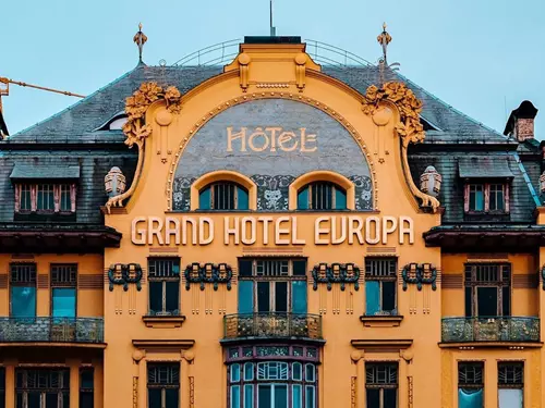 Hotel W Prague v Praze – bývalý Grand hotel Evropa