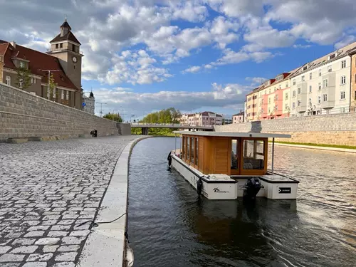 Ololodě v Olomouci – plavba centrem města Olomouce