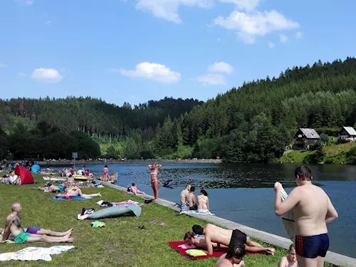 Léto u prehrady Bozenov