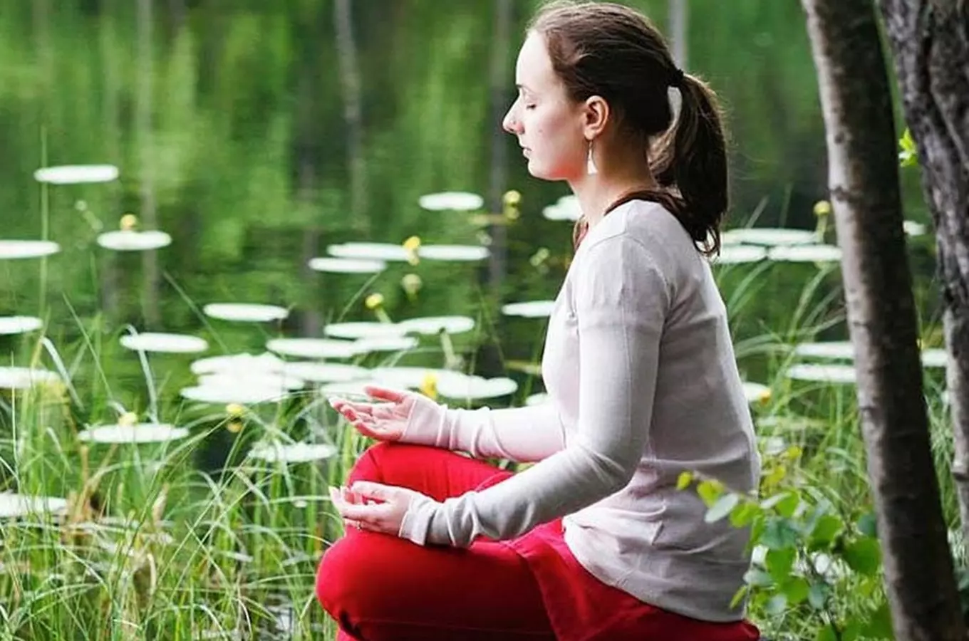 Meditační happening v Liberci