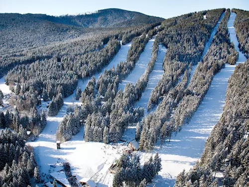Šumavský Skiareál Špičák přichystal letos pro lyžaře více zábavných prvků