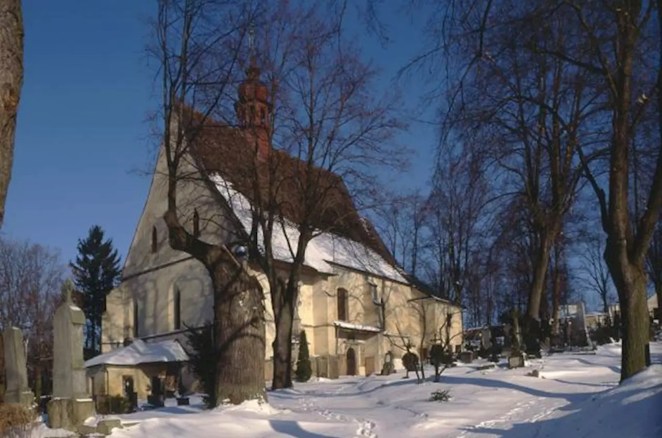 Křížový vrch s hřbitovním kostelem Povýšení sv. Kříže v Moravské Třebové