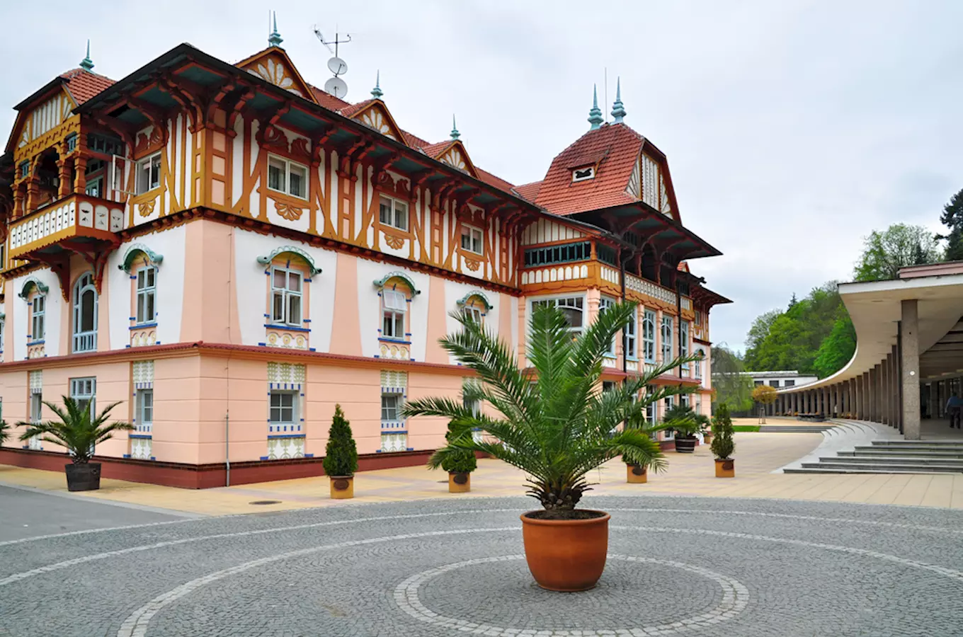 Lázeňský hotel Jurkovičův dům v Luhačovicích