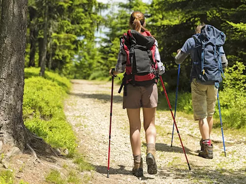 Celá trasa merí 2 kilometry a je vhodná spíše pro peší turisty