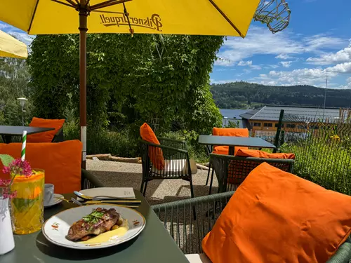 Zahrádka restaurace Star Lipno