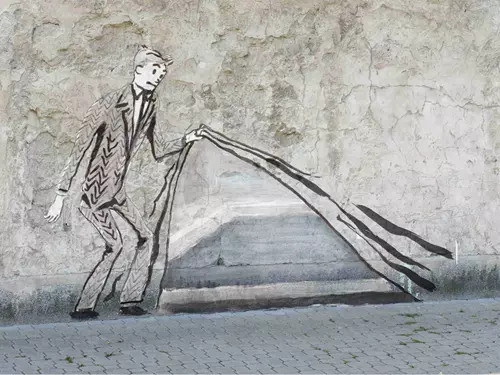 Šifrovací hra Slovácký Banksy