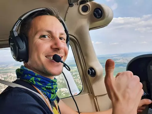 Pilotem letadla na zkoušku z Brna