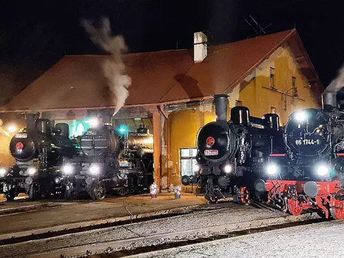 Festival parních lokomotiv v Benešově