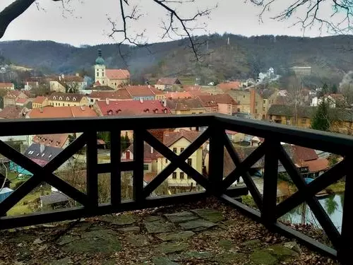 Hallamasskova vyhlídka ve Vranově nad Dyjí