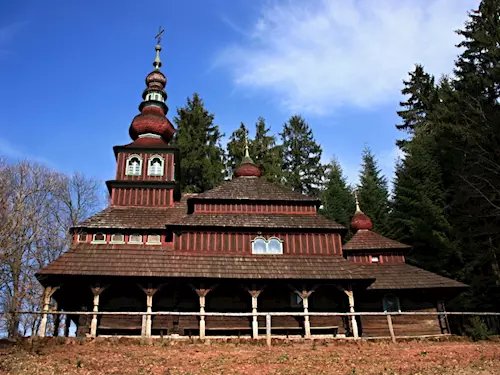 Dřevěný kostel z Podkarpatské Rusi v Nové Pace