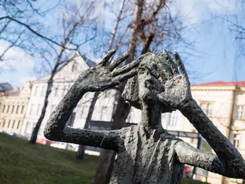 Pomník kroměřížským obětem holocaustu