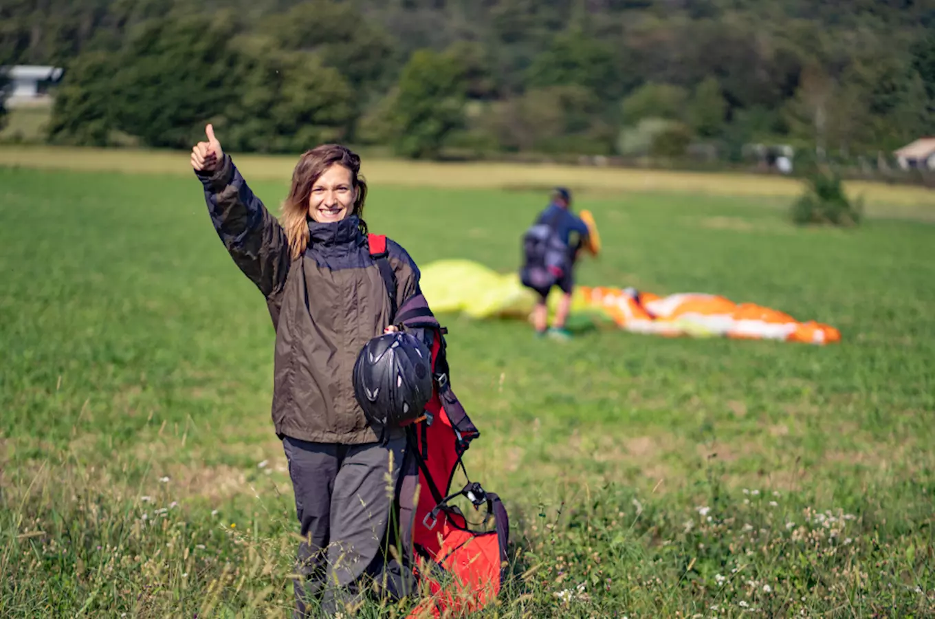 Paragliding v Kunčicích pod Ondřejníkem