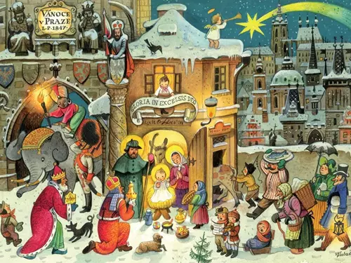 Pohádkové Vánoce Vojtěcha Kubašty v Jihočeském muzeu