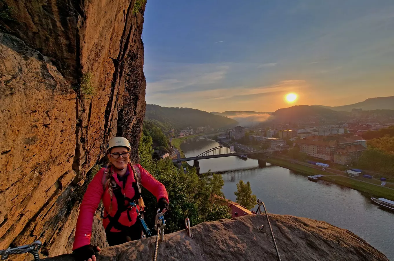 Zdroj foto: FB Via Ferrata Děčín Pastýřská Stěna