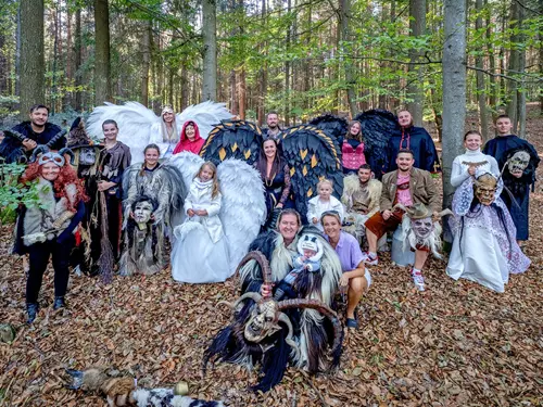 Krampus show na hradě Švihov