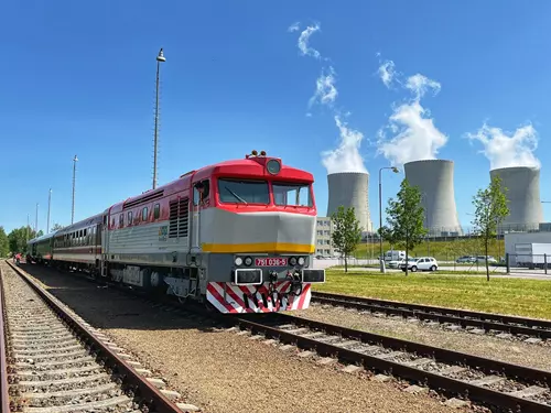 Historický vlak Praha – Temelín a zpět