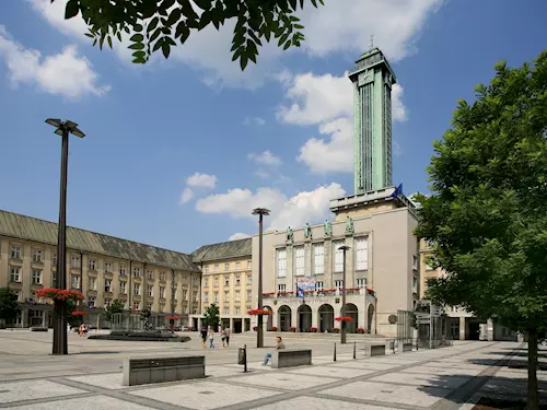 Nová radnice Ostrava – vyhlídka z radniční věže v Ostravě