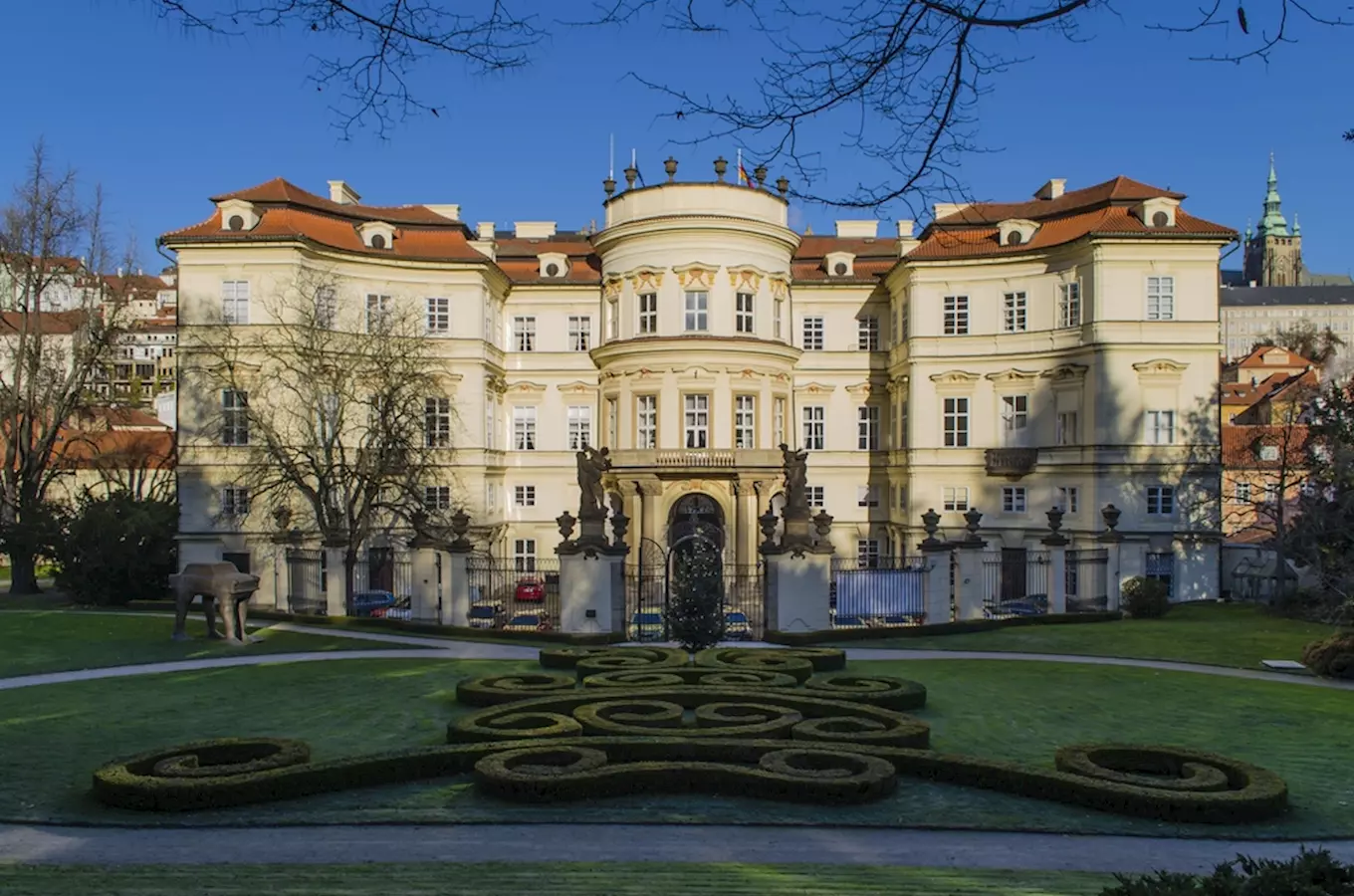 Lobkovický palác – sídlo Velvyslanectví Spolkové republiky Německo