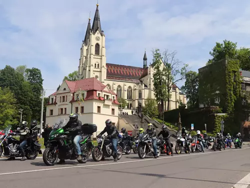Žehnání motorkářům Orlová