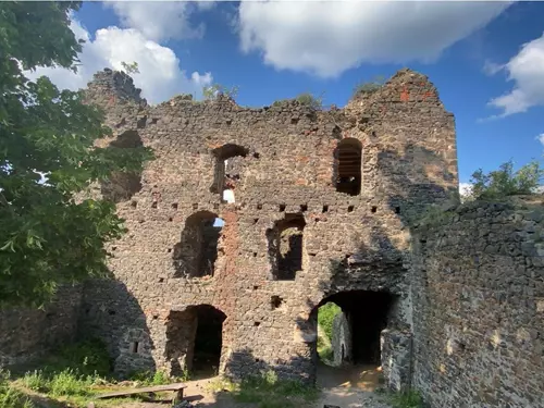 The ruins of the castle Egerberk