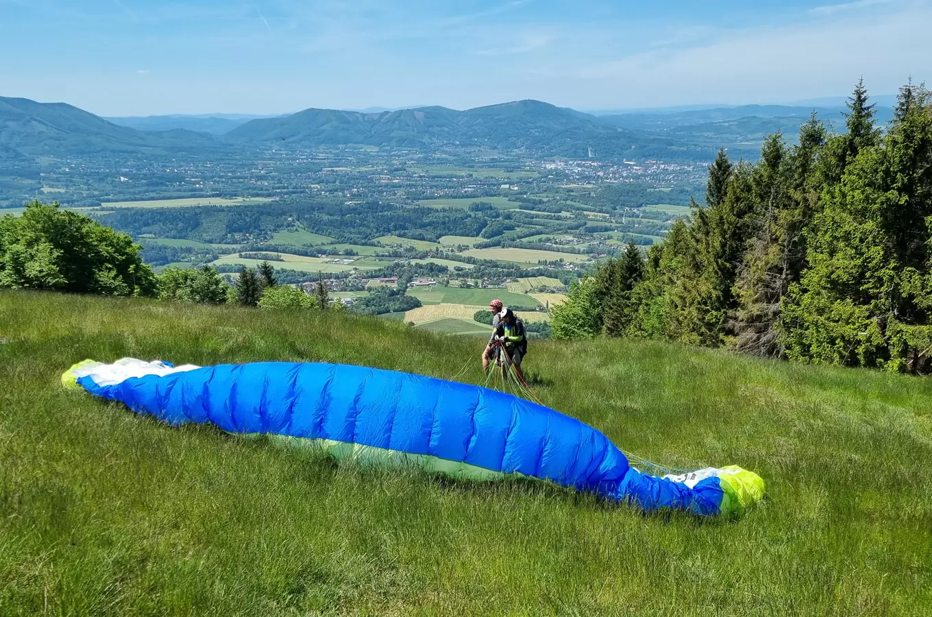 Paragliding v Beskydech – škola létání