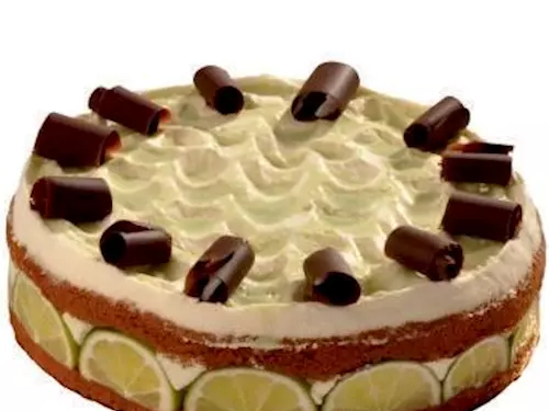 limetkový dort