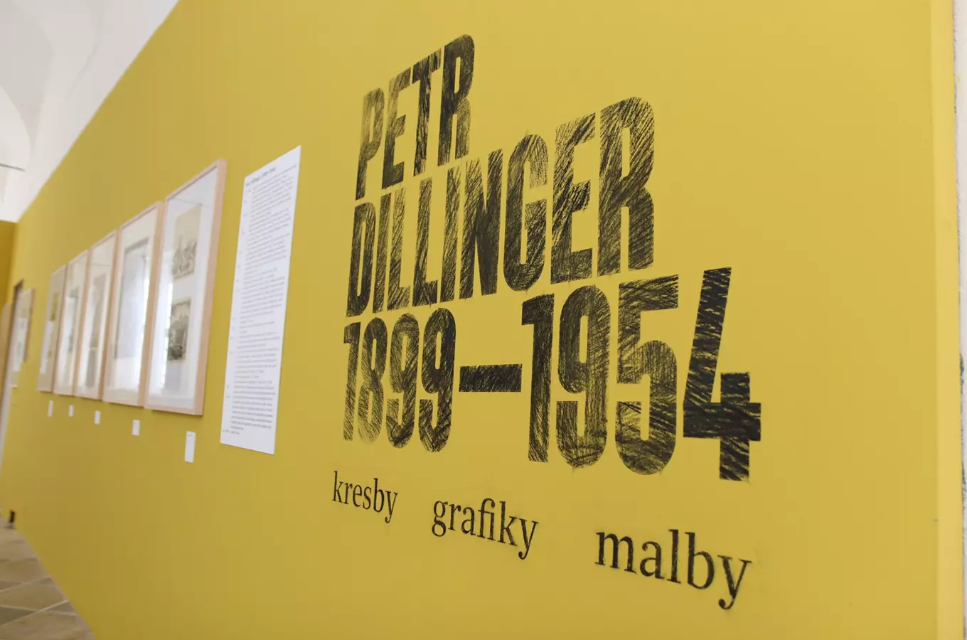 Z výstavy Petr Dillinger (1899–1954). Kresby – grafiky – malby
