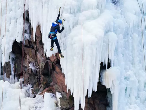 Ledová stěna ve Víru je nejvyšší v Česku