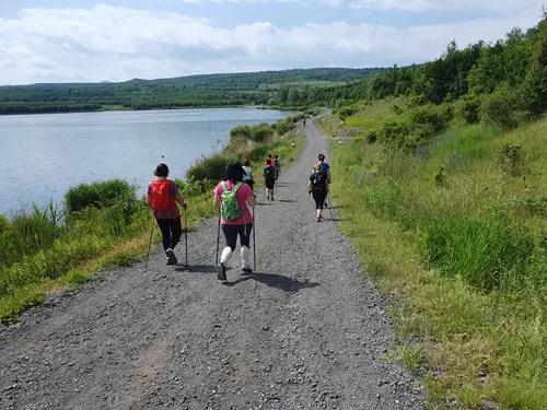 Nordic Walking u jezera Milada