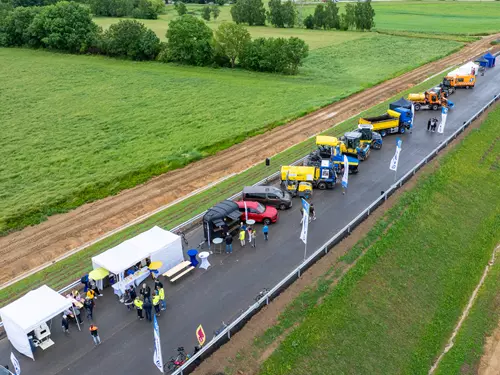 Den otevřených dveří na nové silnici I/16 – obchvat Nové Paky