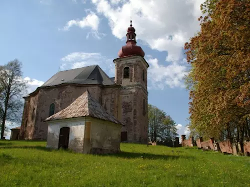 Hermánkovice -  kostel Všech svatých