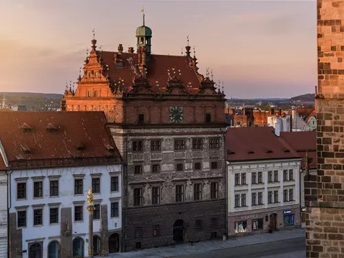 Radnice na náměstí Republiky v Plzni