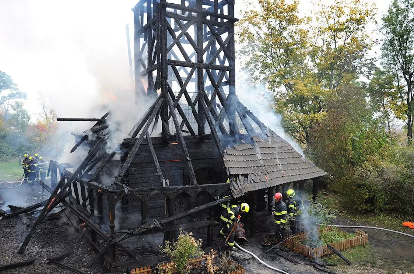 Pravoslavný kostel sv. Michala v zahradě Kinských na Petříně 