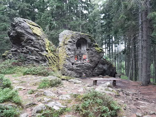 Královský kámen u Javorníku na Šumavě