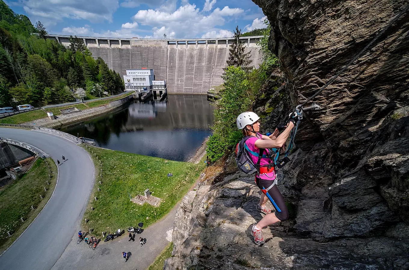 Via ferrata Vír – Jezerní stěna a Velká věž