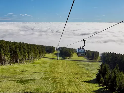 Lanovka Janské Lázně – Černá hora – nejdelší kabinová lanová dráha v České republice
