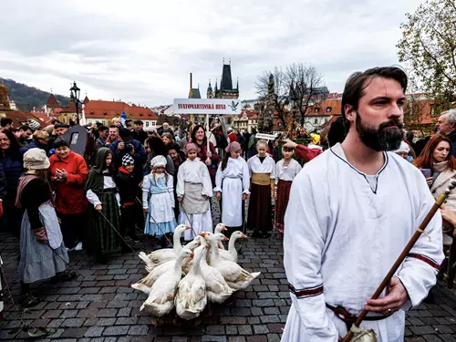 Svatý Martin na Karlově mostě 2025