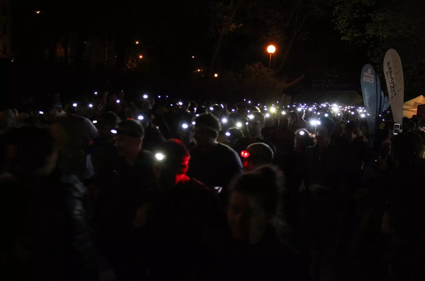Noční běh pro Světlušku 2024 v Brně