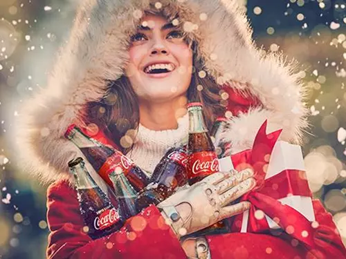 Vánoční kamion Coca Coly 