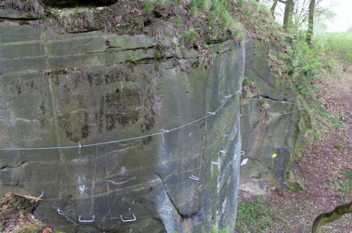 Via ferrata Poustevna v Mírkově u Ústí nad Labem 