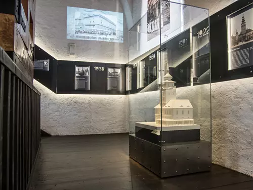 Radniční věž v Žatci s expozicí Žatec v proměnách času