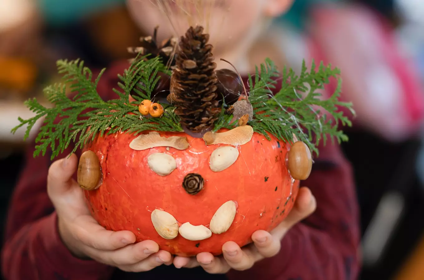 Dýňohrátky v botanické zahradě v Troji