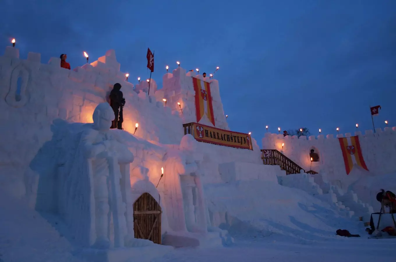 Sněhový hrad Harrachštejn – letos v Harrachově nestojí