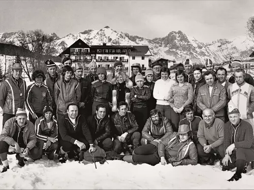 Výprava jabloneckého oddílu na ZOH do rakouského Innsbrucku 1976