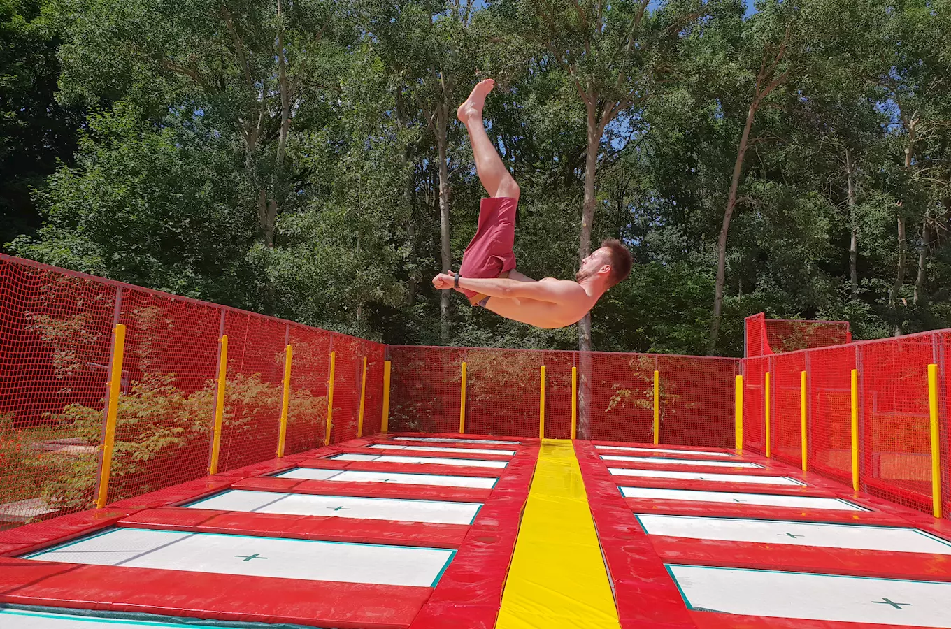 Trampolínové centrum pod Kunětickou horou