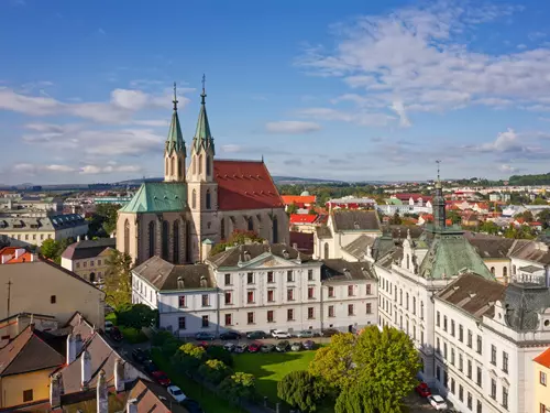 Gotický kostel sv. Mořice v Kroměříži