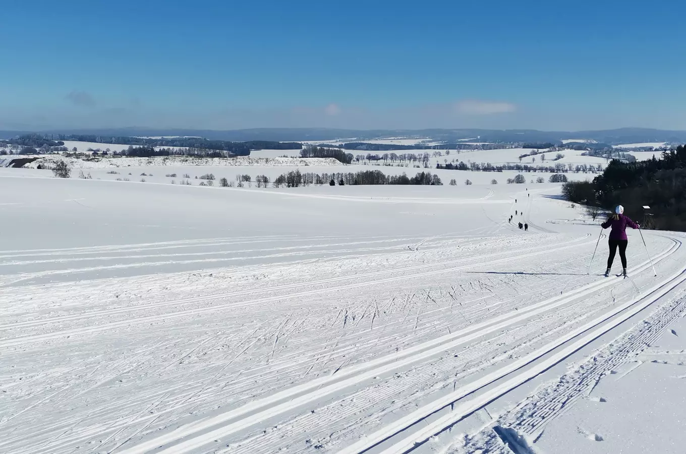 Vysočina na běžkách: bílé stopy v okolí Žďáru nad Sázavou