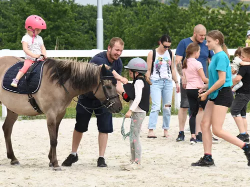 Ukázka jízdy na koni