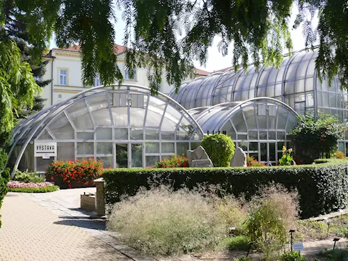 skleníky botanické zahrady - místo konání výstavy