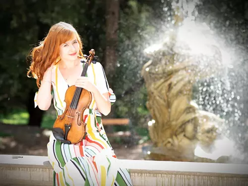 Oceňovaná houslistka Ludmila Pavlová. Foto: Andrej Grilc